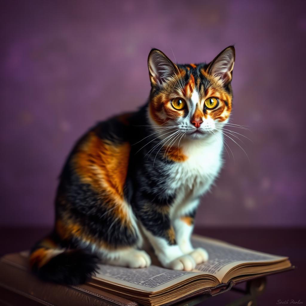 Chat the calico cat