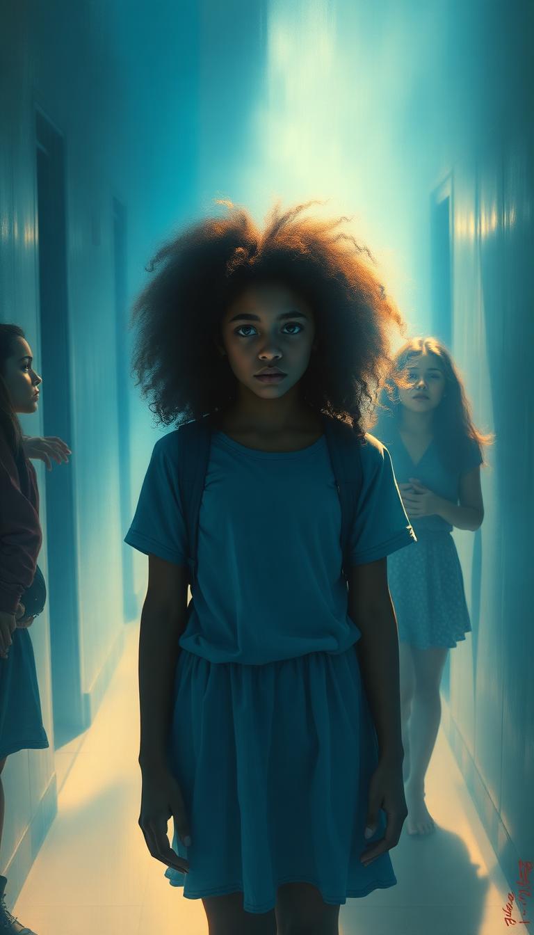 For one second, everyone saw the blue light around her — the sadness she'd been carrying alone.